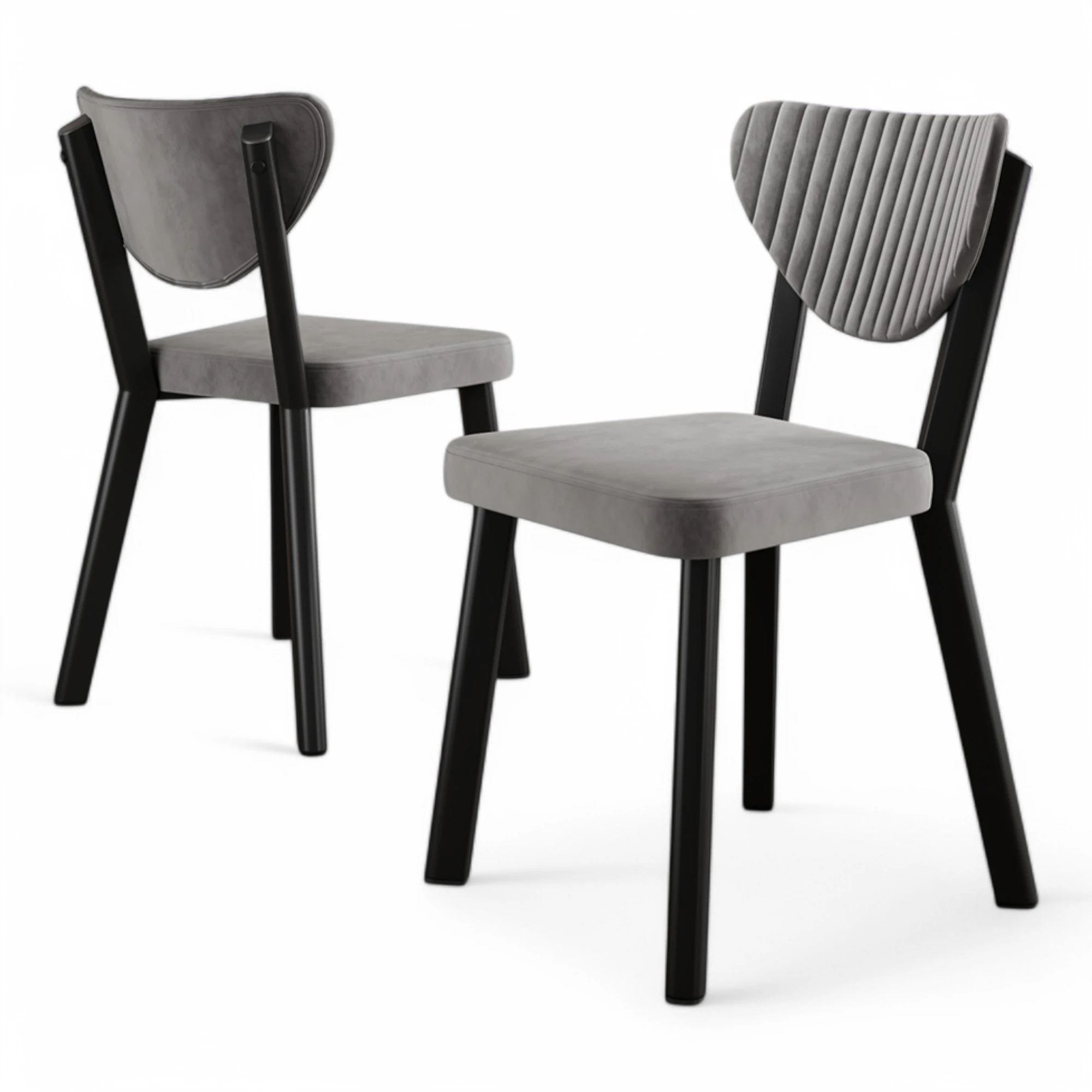 Καρέκλα Υφασμάτινη Γκρί , Arfe, All4home